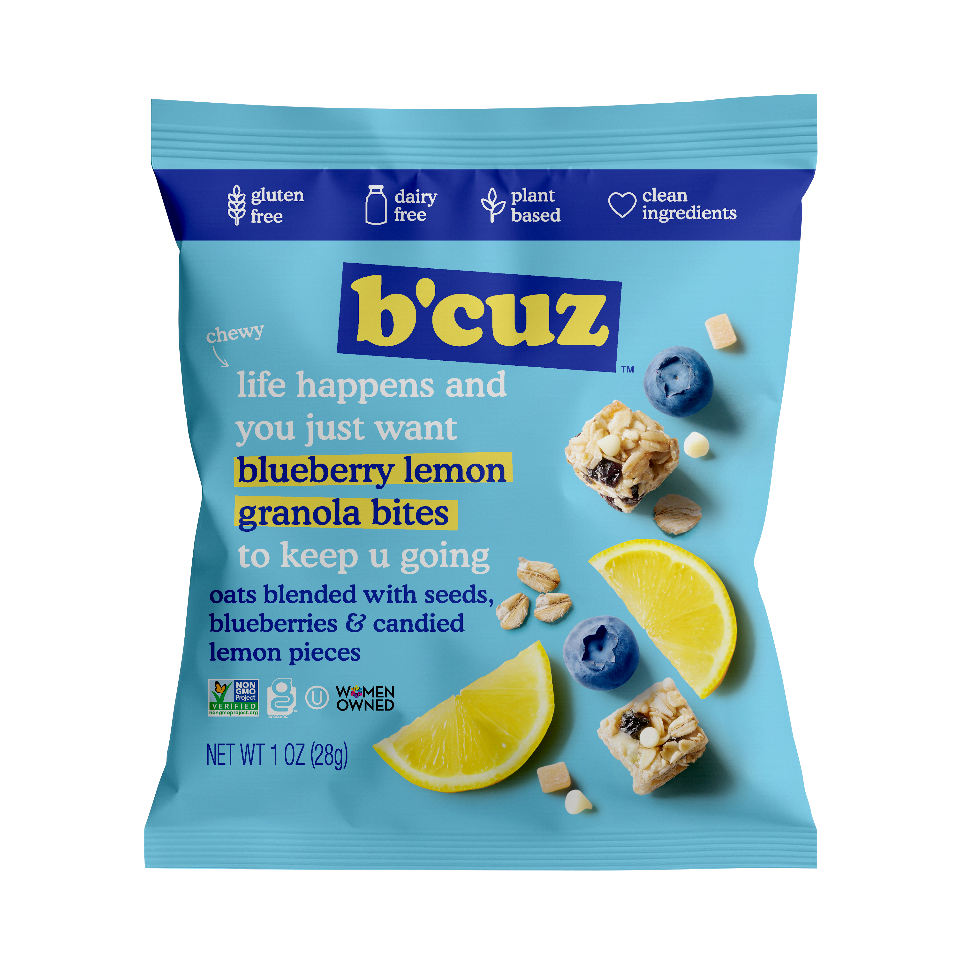 Blueberry Lemon - Bcuz Snacks – B'cuz Snacks