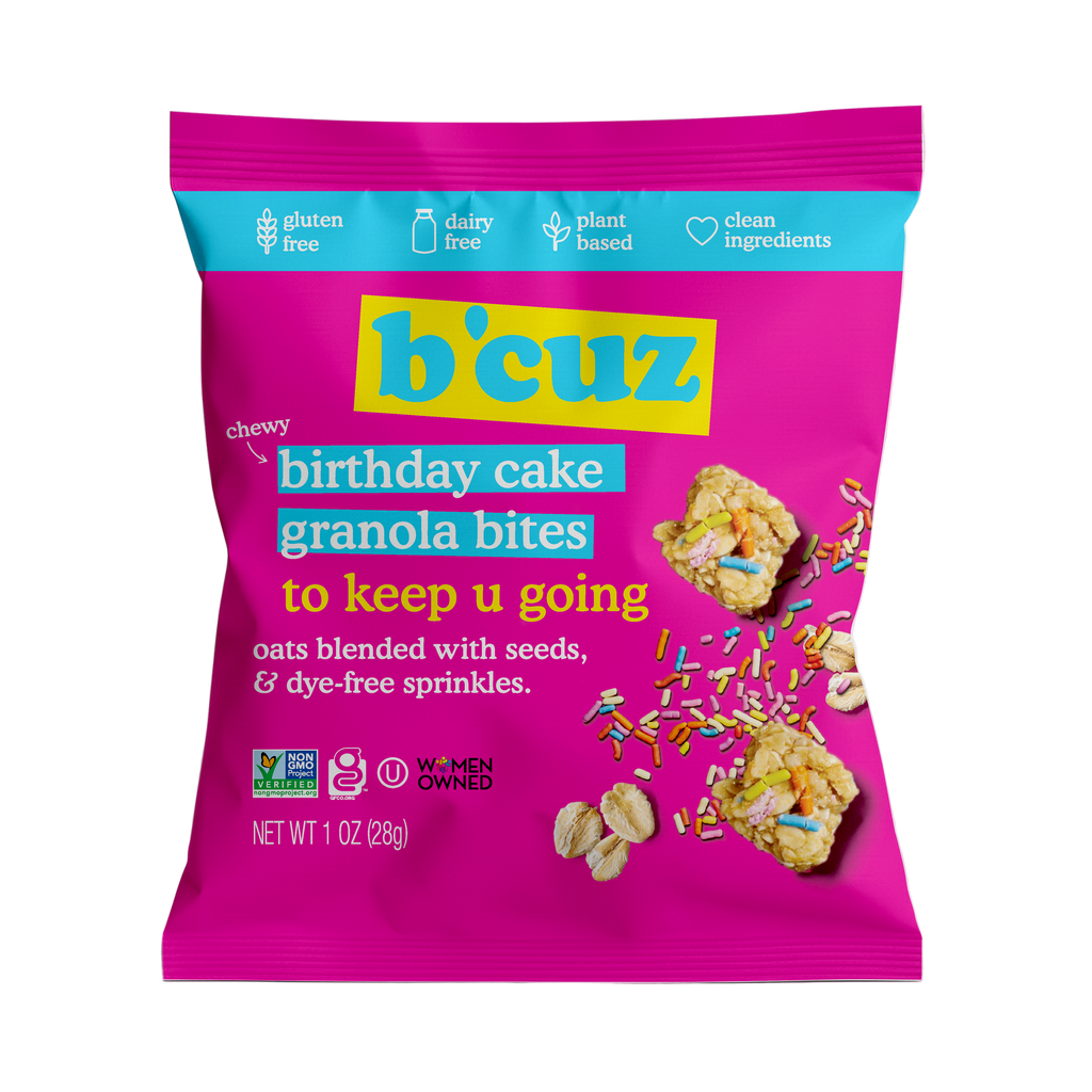 B'CUZ Granola Bites Sample Variety 14 Pack, 7 Different Flavors