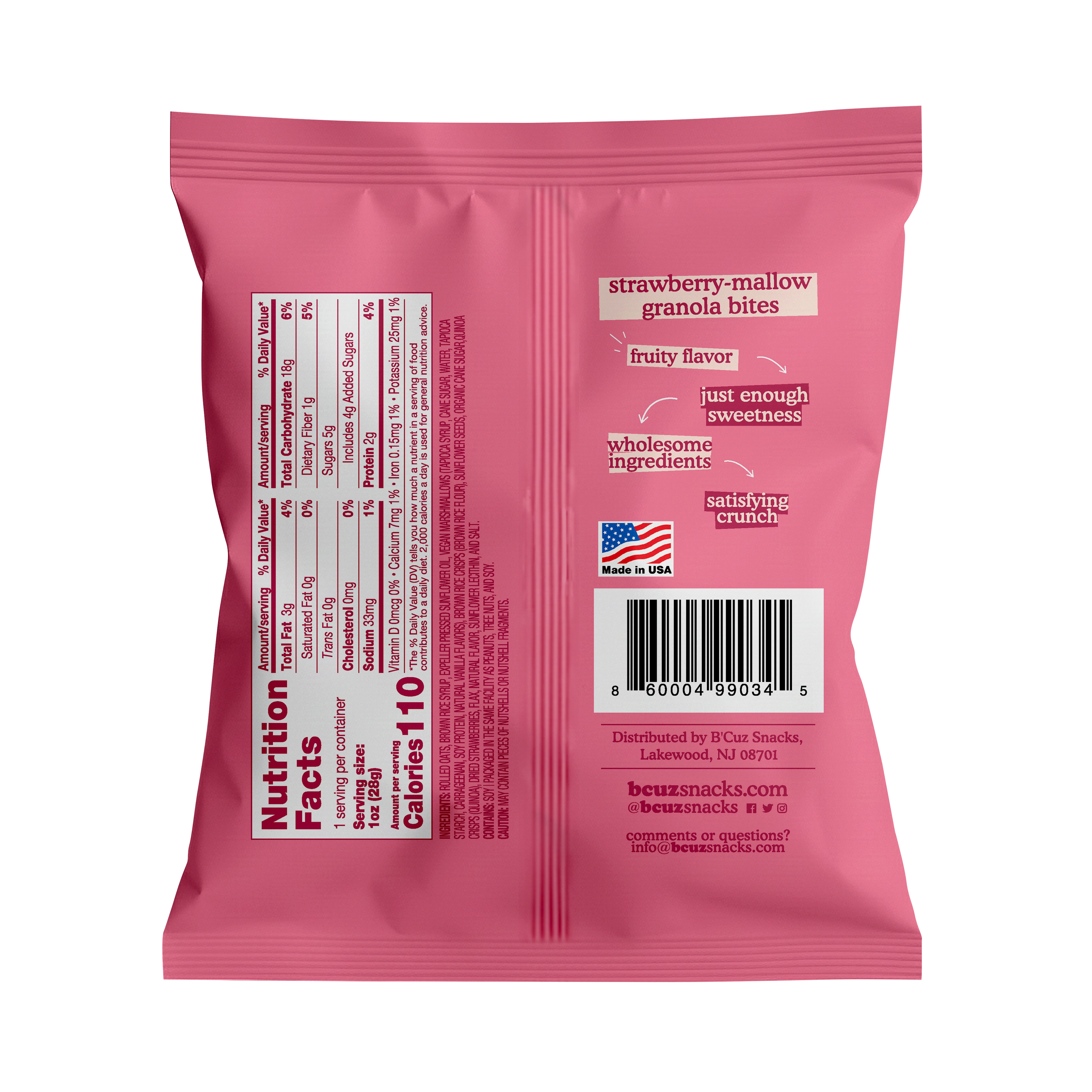Strawberry Mallow 1oz Bag