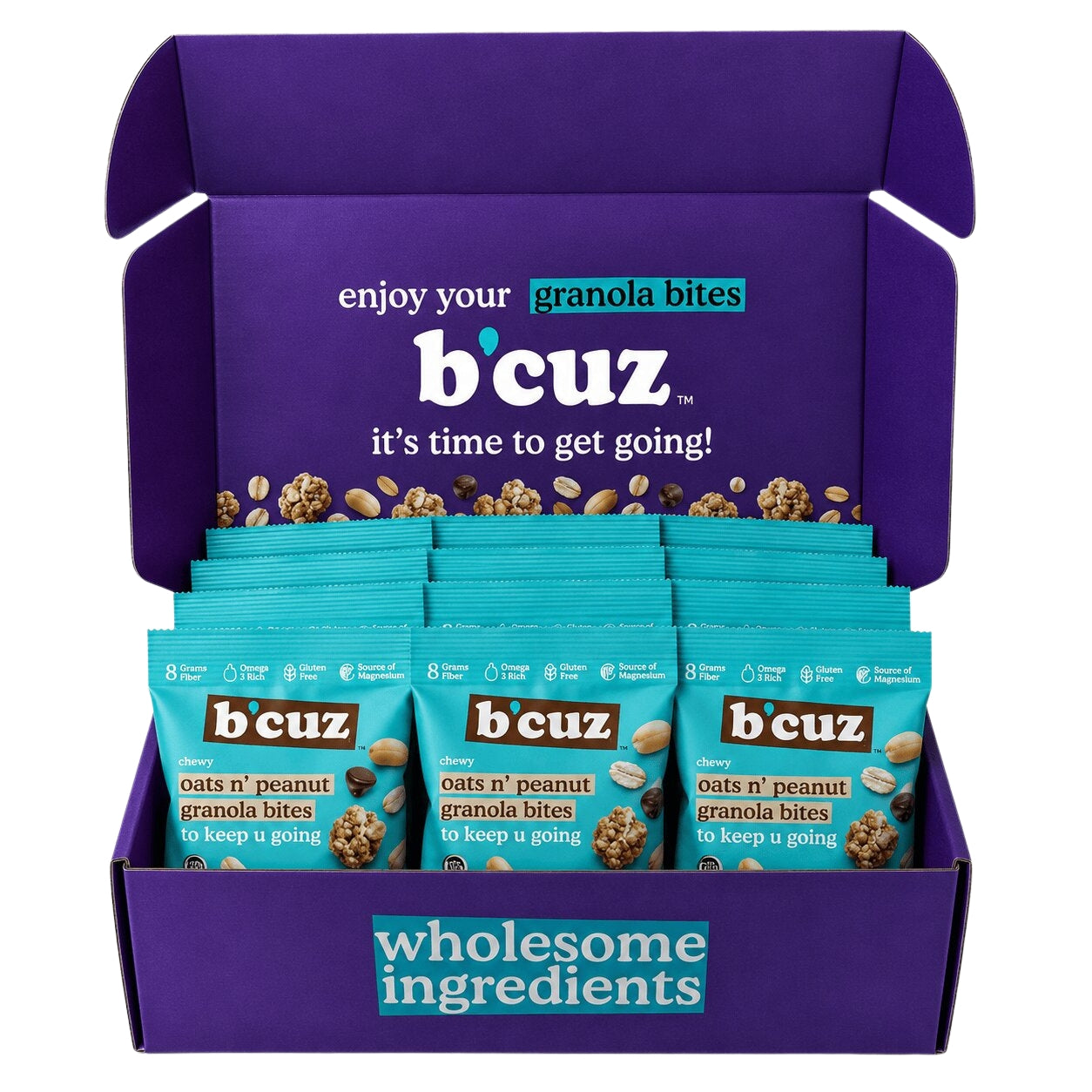 Oats n' Peanuts | 12-Pack – B'cuz Snacks