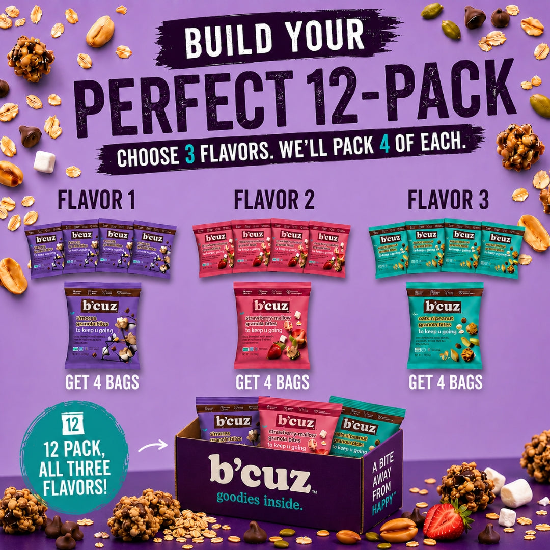 Bcuz Snack Builder Box (12-Pack) 1 OZ Each Bag